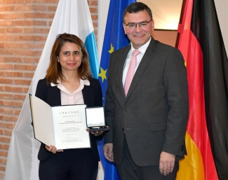 Eugénia da Conceição-Heldt recebeu a Medalha Europeia da Baviera