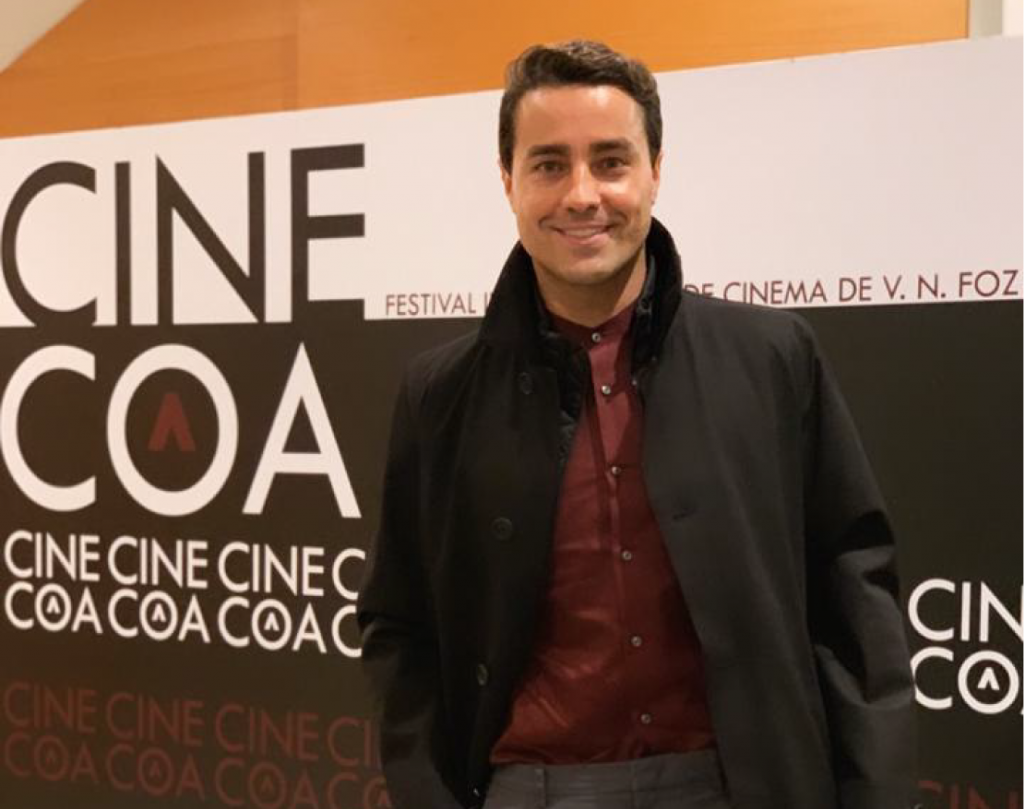Ricardo Pereira homenageado pelo Cinecôa